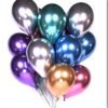 metallic multicolor balloon bouquet for celebration