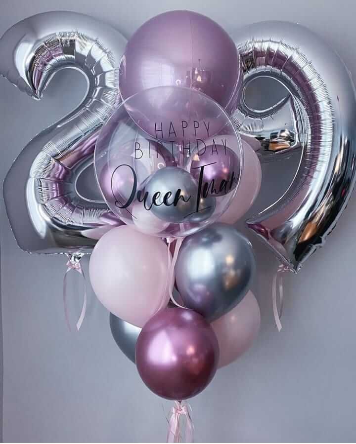 premium decorative balloons for birthday with hotair balloon