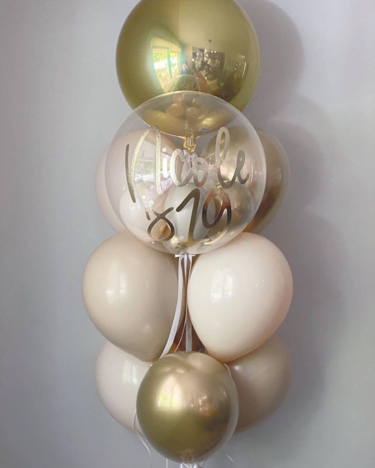 premium gold customized balloon t for birthday