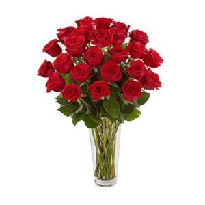red rose vase dubai