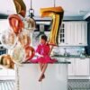 birthday helium balloons