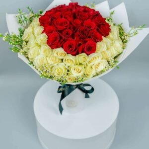 Red-White-Long-Stem-Roses