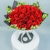 -Red-Roses-With-Wax-Flower-Hand-Bouquet.