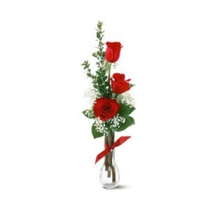 red rose vase dubai