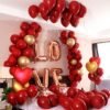 valentains day balloons dubai