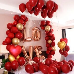 valentains day balloons dubai
